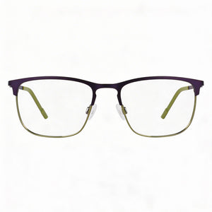 Flexon E1148 Rectangle Eyeglasses Unisex — front view, Acetate