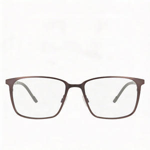 Flexon E1159 Rectangle Eyeglasses for Men — front view, Acetate