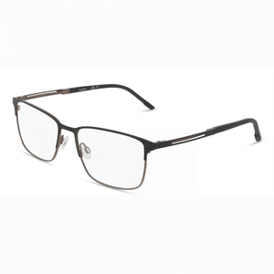 Flexon E1160 Black Rectangle Eyeglasses for Men, Acetate frame