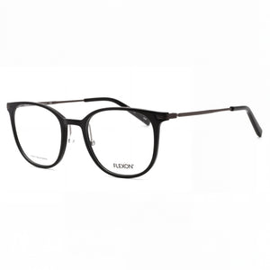 Flexon Ep8002 Black Round Eyeglasses Unisex, Acetate frame