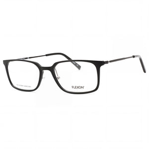 Flexon EP8003 Black Rectangle Eyeglasses Unisex, Acetate frame
