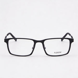 Flexon EP8008 Rectangle Eyeglasses for Unisex — front view, Metal