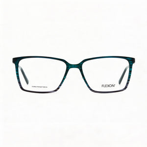 Flexon Ep8010 Rectangle Eyeglasses for Women — front view, Metal