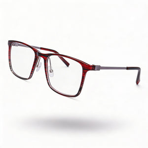Flexon EP8011 Rectangle Eyeglasses for Unisex — front view, Metal