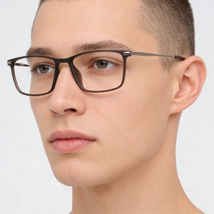 Flexon EP8015 Brown Eyeglasses Unisex — lifestyle wear, planning sessions and note taking