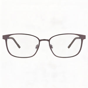 Flexon Flx1008mag-set Rectangle Eyeglasses for Men — front view, Acetate