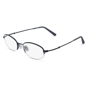Flexon H6030 Blue Oval Eyeglasses for Women, Acetate frame