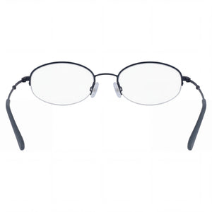 Flexon H6030 Oval Eyeglasses for Women — interior view, Polycarbonate demo lenses