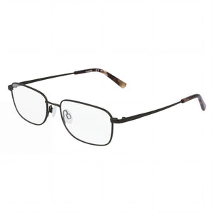 Flexon H6068 Black Rectangle Eyeglasses Unisex frame