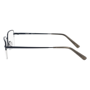 Flexon H6073 Rectangle Eyeglasses Men — side view, Black temples