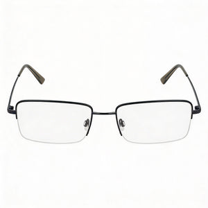 Flexon H6073 Rectangle Eyeglasses for Men — front view, Flexon