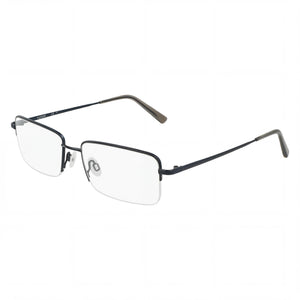 Flexon H6073 Satin Navy Rectangle Eyeglasses for Men, Flexon frame