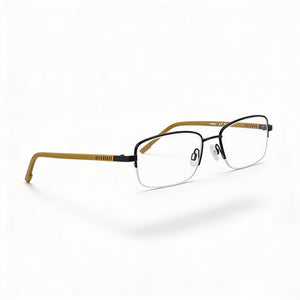 Flexon H6079 Rectangle Eyeglasses for Women — front view, Metal
