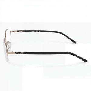 Flexon H6079 Rectangle Eyeglasses for Men — front view, Acetate