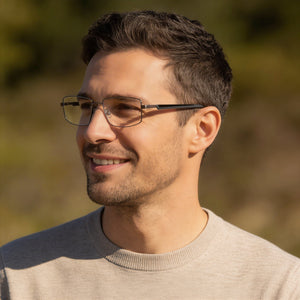 Flexon H6085 Gray Eyeglasses Men — lifestyle wear, reading and close-up activities