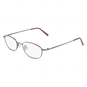 Flexon Violet Oval Eyeglasses Unisex frame