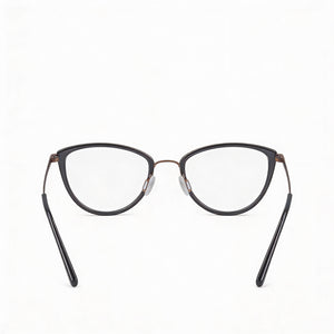 Flexon W3020 Cat Eye Eyeglasses for Men — front view, Metal