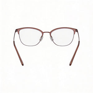 Flexon W3023 Square Eyeglasses for Women — front view, Acetate