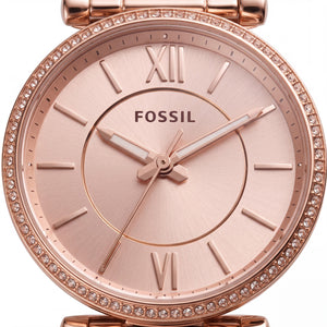 Fossil Carlie ES4301 Women's Watch — front view, Quartz movement 35mm