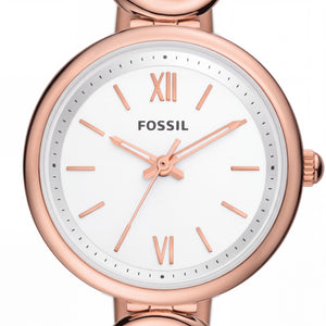 Fossil Carlie ES5273 Women's Watch — front view, Quartz movement 30mm