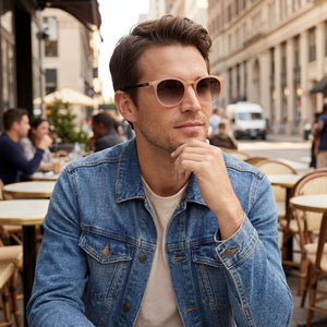 Fossil Fos 3092/S Pear Pink Sunglasses Men — lifestyle wear, sunny commutes and errands