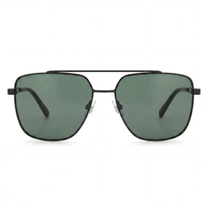 Fossil FOS 3129/G/S Aviator Sunglasses for Unisex — front view, Stainless Steel frame