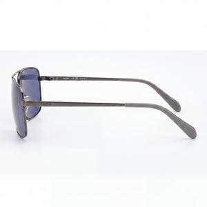 Fossil Fos 3161/G/S Rectangle Sunglasses Women — side view, Non-Polarized Blue lens
