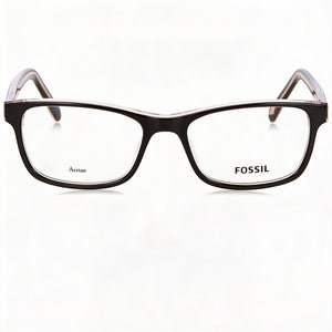 Fossil Fos 7132 Rectangle Eyeglasses for Women — front view, Acetate