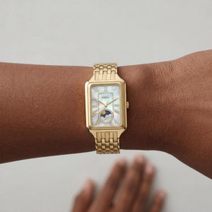 Fossil Modern Classic Women's Watch — side view, Stainless Steel case 29mm