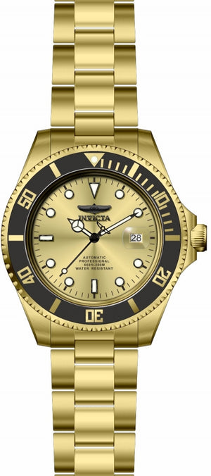buy Invicta 35723 Pro Diver Automatic Watch | Gold Tone, 200M WR