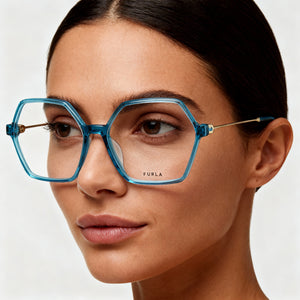 Furla VFU636 Blue Eyeglasses Women — lifestyle wear, office and reading
