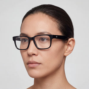 Gant Classic Rectangle Eyeglasses for Men — interior view, Polycarbonate demo lenses