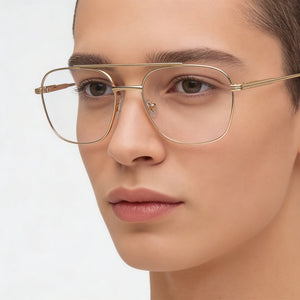 Gant Classic Modern Gold Eyeglasses Unisex — lifestyle wear, office and desk use