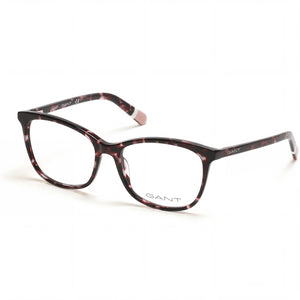 Gant Ga4117 Coloured Havana Rectangle Eyeglasses for Men, Acetate frame
