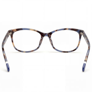 Gant Ga4117 Rectangle Eyeglasses Women — side view, Coloured Havana Plastic temples