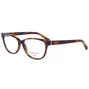 Gant GA4122 Havana Rectangle Eyeglasses for Women, Plastic frame