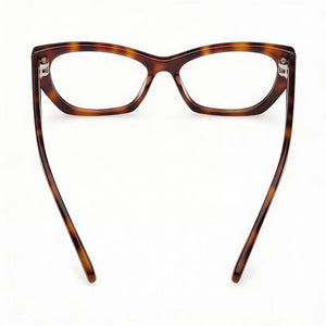 Gant Ga50047 Rectangle Eyeglasses Unisex — side view, Havana Burgundy temples