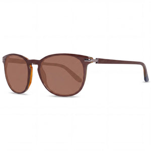 Gant GA7056 Brown Rectangle Sunglasses for Men, Brown lens