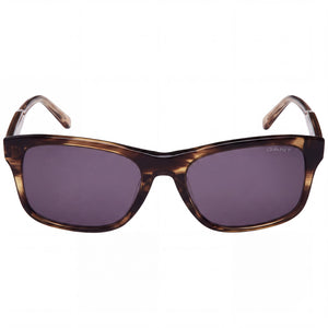 Gant GA719550N57 Rectangle Sunglasses for Men — front view, Plastic frame