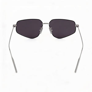 Givenchy GV40046U Rectangle Sunglasses Women — side view, Non-Polarized Smoke lens