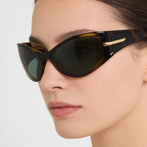 Givenchy GV40050I Shield Sunglasses for Women — interior view, Non-Polarized lens detail