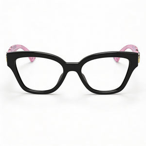 Gucci Cat Eye Eyeglasses Unisex — front view, Plastic