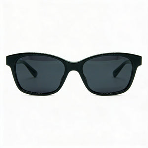 Gucci Rectangle Eyeglasses for Men — front view, Aluminium