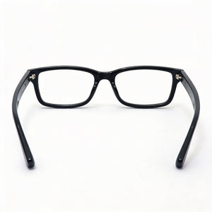 Gucci Rectangle Eyeglasses Unisex — interior view, Plastic frame detail