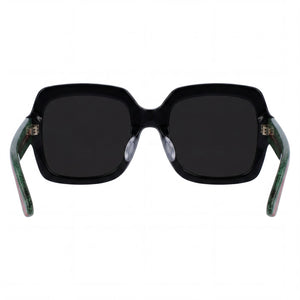 Gucci Gg0036sn Square Sunglasses Women — side view, Non-Polarized Black lens