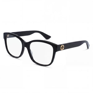 Gucci GG0038ON Black Rectangle Eyeglasses for Women, Acetate frame