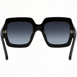 Gucci GG0053SN Square Sunglasses Unisex — side view, Non-Polarized Shaded Dark Grey lens