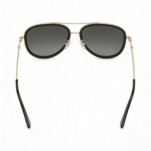 Gucci Gg0062s-011 Aviator Sunglasses Unisex — front view, Metal frame