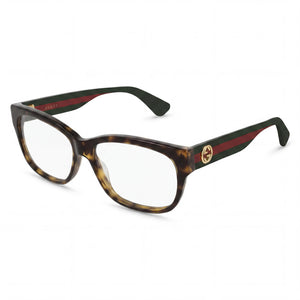 Gucci Gg0278o-012 Havana Rectangle Eyeglasses for Women, Plastic frame