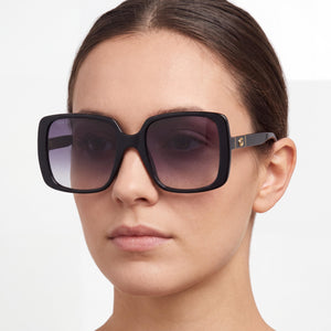 Gucci GG0632S Black-Grey Sunglasses Women — lifestyle wear, festival days and open-air events